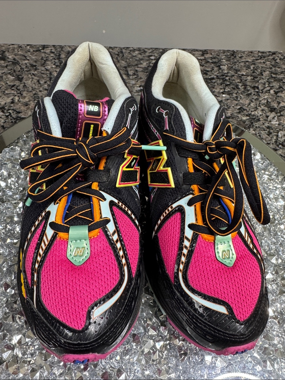 New Balance mock 1906R Neon nights Athletic Sneakers M6 W 7.5 EUC - Picture 16 of 16
